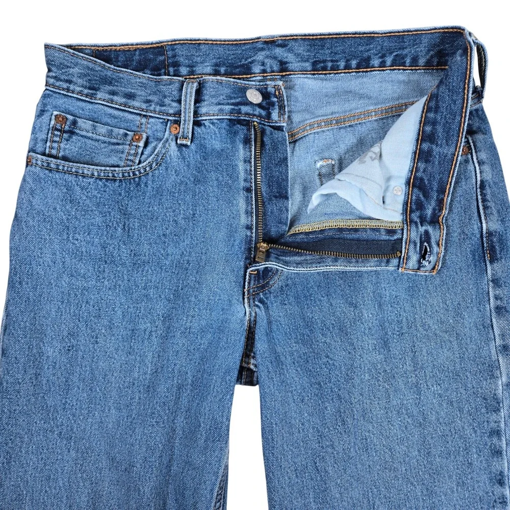 Levis 550 Relaxed Fit Tapered Leg Blue Denim Jeans Mens 32x32 Medium‎ Wash